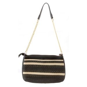 Striped Purse (Tan and Cream)
